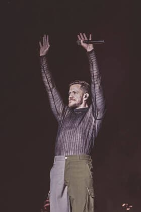 July 7, 2022, Madrid, Spain: Dan Reynolds of Imagine Dragons performs on stage at MadCool in Ifema, Madrid. Madrid Spain - ZUMAs197 20220707_zaa_s197_373 Copyright: xValeriaxMagrix