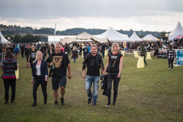 The Mighty Sounds music festival began in Tabor, Czech Republic, on July 8, 2022. (CTKxPhoto PetrxSkrivanek) CTKPhotoP2022070807877  SKR_009