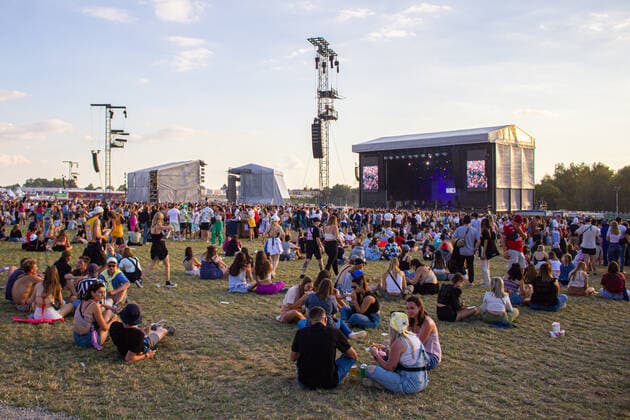 Illustration picture taken during the Les Ardentes music festival in Liege, Saturday 09 July 2022. The 15th edition of the festival is taking place from July 7 to July 10. The 2020 and 2021 editions of the festival had to be cancelled due to the Corona virus pandemic.  THOMASxMICHIELS 37152048