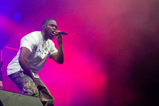 Ferg performs at the Les Ardentes music festival in Liege, Saturday 09 July 2022. The 15th edition of the festival is taking place from July 7 to July 10. The 2020 and 2021 editions of the festival had to be cancelled due to the Corona virus pandemic.  THOMASxMICHIELS 37197268