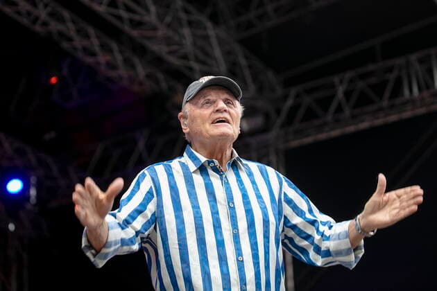 The Beach Boys Sixty Years of the Sound of Summer with Bruce Johnston keyboards from 1965, born June 27, 1942 in Chicago, Illinois, as Billy Baldwin live during an open air performance at the Freilichtbühne Junge Garde Dresden