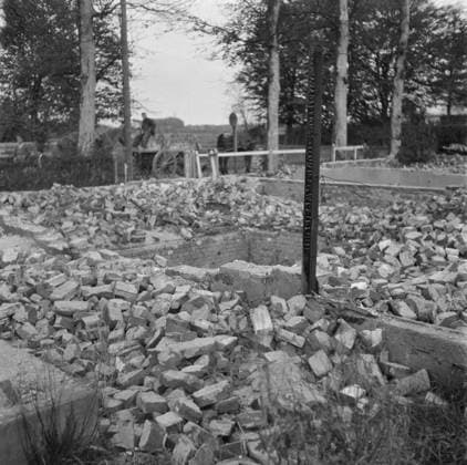 Anefo photo collection. Report Putten. World War II, ruins. October 29, 1945. Gelderland, Putten Copyright: xpiemagsx pienatarchpart1270921-48958 !ACHTUNG AUFNAHMEDATUM GESCHÄTZT!