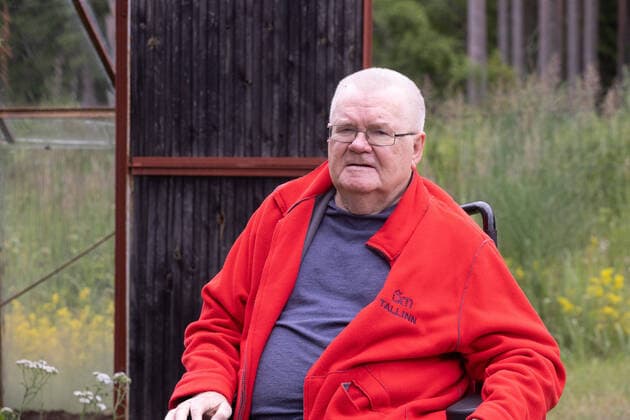 11.07.2022. Eru Former Estonian politcian Edgar Savisaar at his home in Hundisilma. Photo Ain Liiva, Virumaa Teataja Eru Lääne-Virumaa Estonia 2AL11Jul22C0017  Copyright: xAinxLiivax Edgar Savisaar