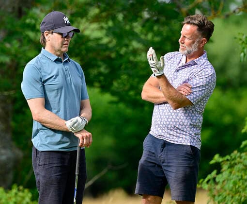 BORGHOLM 20220713 Prince Daniel and Peter Jihde played the Victoria Golf Tournament at Ekerum Golf Course on Öland on Wednesday BORGHOLM SWEDEN x10030x  Copyright: xJonasxEkströmer TTx VICTORIAGOLFEN