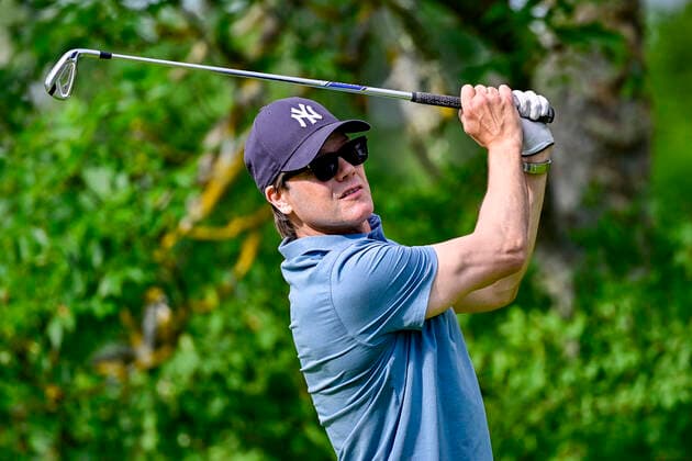 BORGHOLM 20220713 Prince Daniel played the Victoria golf course at Ekerum on Öland on Wednesday BORGHOLM SWEDEN x10030x  Copyright: xJonasxEkströmer TTx VICTORIAGOLFEN