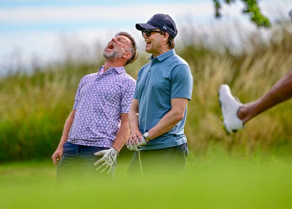 BORGHOLM 20220713 Prince Daniel and Peter Jihde played the Victoria Golf Tournament at Ekerum Golf Course on Öland on Wednesday BORGHOLM SWEDEN x10030x  Copyright: xJonasxEkströmer TTx VICTORIAGOLFEN