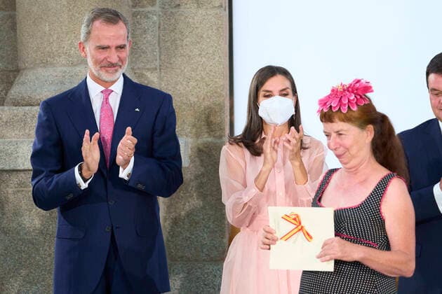13-07-2022 Madrid Queen Letizia and King Felipe attend the national culture awards ceremony at the Prado museum in Madrid. No Spain Â  Copyright: xPPEx