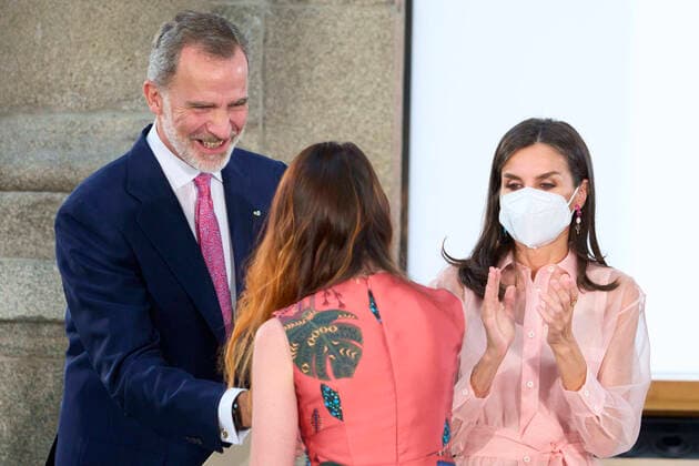 13-07-2022 Madrid Queen Letizia and King Felipe attend the national culture awards ceremony at the Prado museum in Madrid. No Spain Â  Copyright: xPPEx