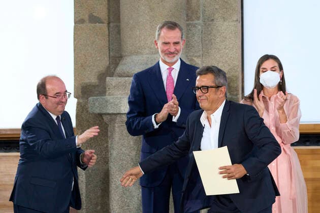 13-07-2022 Madrid Queen Letizia and King Felipe attend the national culture awards ceremony at the Prado museum in Madrid. No Spain Â  Copyright: xPPEx