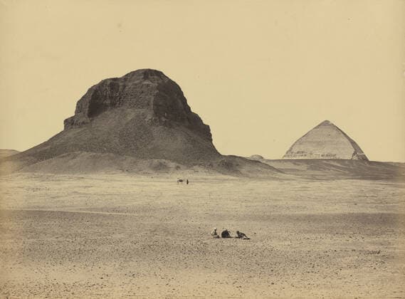 Francis Frith, The Pyramids of Dahshoor From the East, 1857 The Pyramids of Dahshoor From the East Copyright: xpiemagsx Natgal10012020-16838 !ACHTUNG AUFNAHMEDATUM GESCHÄTZT!