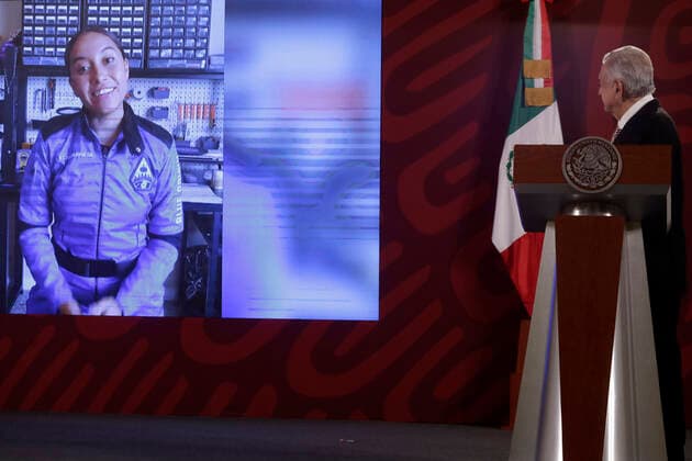 July 15, 2022, Mexico City, Mexico City, Mexico: July 15, 2022, Mexico City, Mexico: Mexican President, Andres Manuel Lopez Obrador, talking during his daily briefing conference at the National Palace. on Jul 15, 2022 In Mexico City, Mexico. Mexico City Mexico - ZUMAe321 20220715_zia_e321_023 Copyright: xLuisxBarronx xEyepixxGroupx