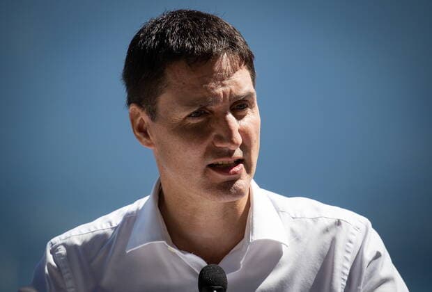 July 19, 2022, BOWEN ISLAND, BC, CANADA: Prime Minister Justin Trudeau speaks during a news conference on Bowen Island, B.C., on Tuesday, July 19, 2022. BOWEN ISLAND CANADA  - ZUMAc35_ 20220719_zaf_c35_015 Copyright: xDarrylxDyckx