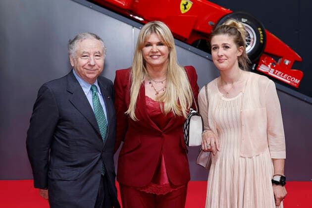 Jean Todt, former racing driver, Corinna Schumacher, wife of Michael Schumacher, and daughter Gina Maria Schumacher at the presentation of the State Prize of the State of North Rhine-Westphalia to Michael Schumacher at Motorworld Cologne Cologne, 20 07 2022 NRW Germany Copyright: xChristophxHardtx
