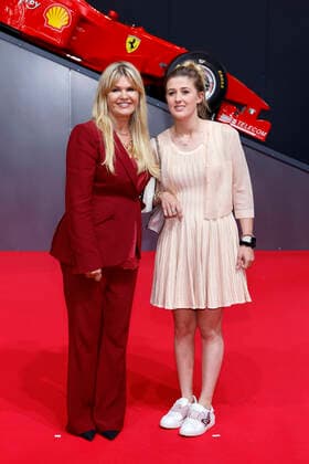 Corinna Schumacher, wife of Michael Schumacher, and daughter Gina Maria Schumacher at the presentation of the State Prize of the State of North Rhine-Westphalia to Michael Schumacher at Motorworld Cologne Cologne, 20 07 2022 NRW Germany Copyright: xChristophxHardtx