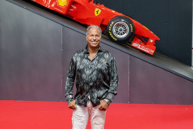 RTL sports presenter Kai Ebel on the red carpet State Prize of the State of North Rhine-Westphalia for 7-time Formula 1 World Champion Michael Schumacher At the Motorworld in Cologne, Minister President Hendrik Wüst presented the State Prize to wife Corinna and daughter Gina Maria Schumacher, who accepted the prize on behalf of Michael