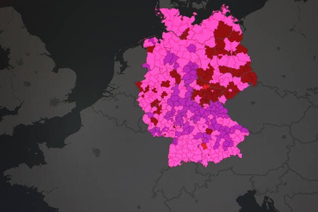 RKI dashboard, 7 day incidence is now 740.3 7 day incidence, RKI dashboard on a monitor on 21 07 2022 in Siegen Germany.