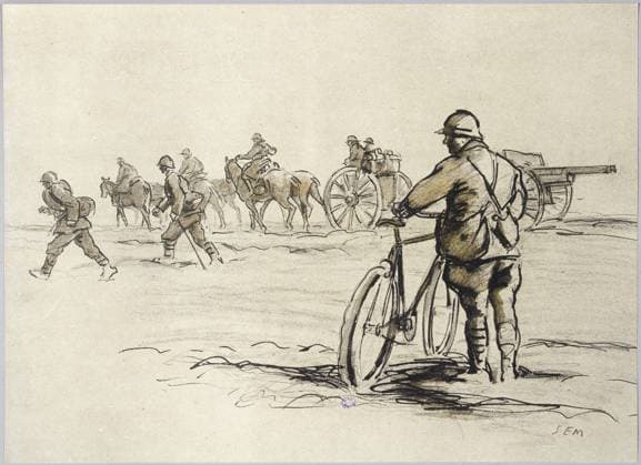 SEM (1863-1934). War sketch SEM (1863-1934). Sketch of war (1914-1918), 2nd album . Engraving. Copyright: xpiemagsx parismuspie10022021-3863 !ACHTUNG AUFNAHMEDATUM GESCHÄTZT!