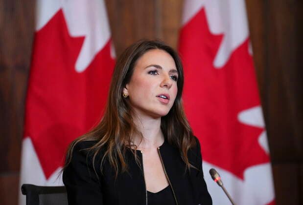 July 25, 2022, Ottawa, Ontario, CAN: Conservative member s of Parliament Raquel Dancho holds a press conference in Ottawa on Monday, July 25, 2022, to discuss the upcoming hearing at the Standing Committee on Public Safety and National Security into allegations of political interference in the 2020 Nova Scotia Mass Murder Investigation. Ottawa CAN  - ZUMAc35_ 20220725_zaf_c35_003 Copyright: xSeanxKilpatrickx