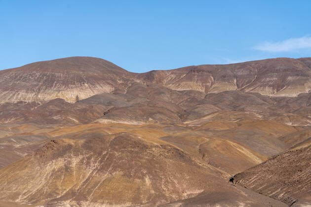Creative Highlights World Colorful mineral deposits in the hills near Pan de Azucar National Park in the Atacama Desert in northern Chile. Chile Copyright: xJonxG.xFullerx 3359-JGF-landscapes-Atacama Desert-CHL