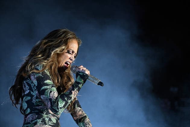 Jennifer Lopez performing at the IATA AGM 2022 Gala Dinner hosted by Qatar Airways in Doha, Qatar, on June 20, 2022.  , aflo_194428599.JPG,