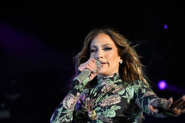Jennifer Lopez performing at the IATA AGM 2022 Gala Dinner hosted by Qatar Airways in Doha, Qatar, on June 20, 2022.  , aflo_194428604.JPG,