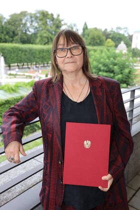 Award Ö State Prize for European Literature Salzburg, Mozarteum, 27 07 2022 Ali SMITH Laureate