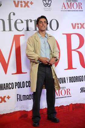 July 26, 2022, Mexico City, Mexico City, Mexico: July 26, 2022, Mexico City, Mexico: Alberto Guerra poses for photos during the red carpet of Ã¢â‚¬ËœEnfermo de AmorÃ¢â‚¬â ¢ film premiere at Cinemex Amtara. on July 26, 2022 in Mexico City, Mexico. Mexico City Mexico - ZUMAe321 20220726_zia_e321_068 Copyright: xJulianxLopezx xEyepixxGroupx
