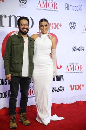 July 26, 2022, Mexico City, Mexico City, Mexico: July 26, 2022, Mexico City, Mexico: Daniel Tovar, Cassandra Sanchez Navarro pose for photos during the red carpet of Ã¢â‚¬ËœEnfermo de AmorÃ¢â‚¬â ¢ film premiere at Cinemex Amtara. on July 26, 2022 in Mexico City, Mexico. Mexico City Mexico - ZUMAe321 20220726_zia_e321_076 Copyright: xJulianxLopezx xEyepixxGroupx