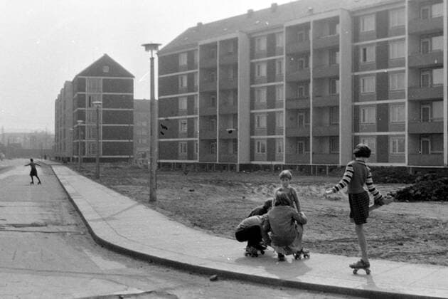 Dresden Neubaugebiet Budapesterstraße 1963 Historisches Bild und Foto: Dresden Neubaugebiet Budapesterstraße 1963 Historical Image and Photography: Dresden Neubaugebiet 1963