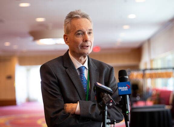 July 28, 2022, Halifax, NS, Canada: Lawyer Thomas Macdonald speaks to the press at the Mass Casualty Commission inquiry into the mass murders in rural Nova Scotia on April 18 19, 2020, in Halifax on Thursday, July 28, 2022. Gabriel Wortman, dressed as an RCMP officer and driving a replica police cruiser, murdered 22 people. Halifax Canada - ZUMAc35_ 20220728_zaf_c35_040 Copyright: xKellyxClarkx