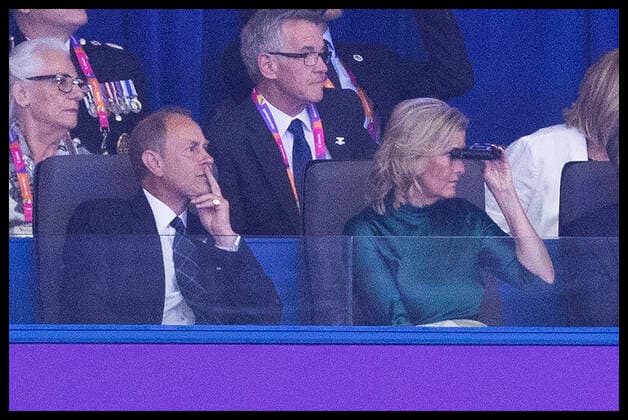. 28 07 2022. Birmingham , United Kingdom. Prince Edward and Sophie at the opening ceremony of the 2022 Commonwealth Games in Birmingham, United Kingdom.  xStephenxLockx xi-Imagesx IIM-23646-0050