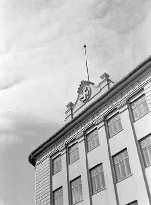 Poll photo collection. Iceland. Reykjavik. Facade of the Icelandic Steam Society building. 1934. Iceland, Reykjavik Copyright: xpiemagsx pienatarchpart630102021-18758 !ACHTUNG AUFNAHMEDATUM GESCHÄTZT!