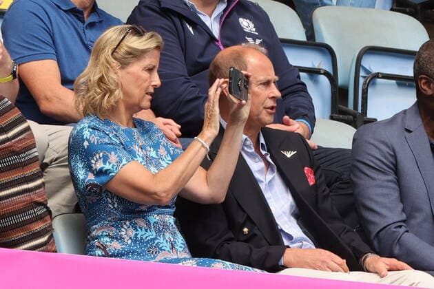. 29 07 2022. Birmingham, United Kingdom. Prince Edward and Sophie at the Rugby Sevens at the 2022 Commonwealth Games in Birmingham United Kingdom.  xStephenxLockx xi-Imagesx IIM-23650-0001
