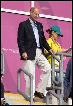. 29 07 2022. Birmingham, United Kingdom. Prince Edward arriving to watch the Rugby Sevens at the 2022 Commonwealth Games in Birmingham, United Kingdom.  xStephenxLockx xi-Imagesx IIM-23650-0034