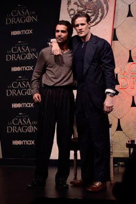 July 29, 2022, Mexico City, Mexico City, Mexico: July 29, 2022, Mexico City, Mexico: Actors Fabien Frankel and Matthew Robert Smith attend Ã¢â‚¬ËœHouse of the DragonÃ¢â‚¬â ¢ HBO originals Tv Series press conference at St. Regis Mexico City Hotel. on July 29, 2022 in Mexico City, Mexico. Mexico City Mexico - ZUMAe321 20220729_zia_e321_051 Copyright: xCarlosxTischlerx xEyepixxGroupx