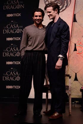 July 29, 2022, Mexico City, Mexico City, Mexico: July 29, 2022, Mexico City, Mexico: Actors Fabien Frankel and Matthew Robert Smith attend Ã¢â‚¬ËœHouse of the DragonÃ¢â‚¬â ¢ HBO originals Tv Series press conference at St. Regis Mexico City Hotel. on July 29, 2022 in Mexico City, Mexico. Mexico City Mexico - ZUMAe321 20220729_zia_e321_054 Copyright: xCarlosxTischlerx xEyepixxGroupx