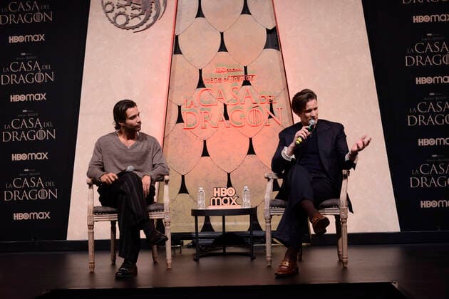 July 29, 2022, Mexico City, Mexico City, Mexico: July 29, 2022, Mexico City, Mexico: Actors Fabien Frankel and Matthew Robert Smith attend Ã¢â‚¬ËœHouse of the DragonÃ¢â‚¬â ¢ HBO originals Tv Series press conference at St. Regis Mexico City Hotel. on July 29, 2022 in Mexico City, Mexico. Mexico City Mexico - ZUMAe321 20220729_zia_e321_046 Copyright: xCarlosxTischlerx xEyepixxGroupx