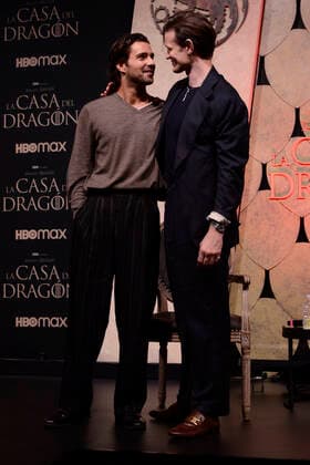 July 29, 2022, Mexico City, Mexico City, Mexico: July 29, 2022, Mexico City, Mexico: Actors Fabien Frankel and Matthew Robert Smith attend Ã¢â‚¬ËœHouse of the DragonÃ¢â‚¬â ¢ HBO originals Tv Series press conference at St. Regis Mexico City Hotel. on July 29, 2022 in Mexico City, Mexico. Mexico City Mexico - ZUMAe321 20220729_zia_e321_053 Copyright: xCarlosxTischlerx xEyepixxGroupx