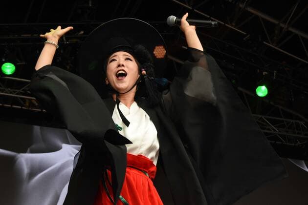July 30, 2022, Malmesbury, England, United Kingdom: Womad (World of Music and Dance) festival took place at Charlton Park, Wiltshire. Acts from all over the world gathered for the festival s fourtieth anniversary. ADG7 from South Korea shared their contemporary take on traditional Korean folk music. Malmesbury United Kingdom - ZUMAr169 20220730_zip_r169_032 Copyright: xRodxHarbinsonx