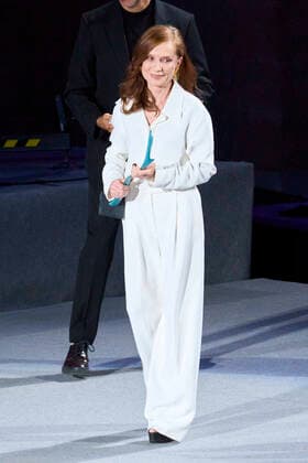 31-07-2022 Palma French actress Isabelle Huppert attend the closing gala of the 12th edition of the Atlantida Mallorca film fest at the Cultural Mercy center on Palma de Mallorca. No Spain Â  Copyright: xPPEx