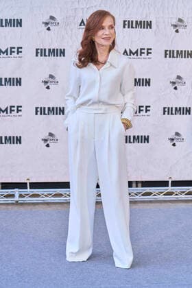 31-07-2022 Palma French actress Isabelle Huppert attend the closing gala of the 12th edition of the Atlantida Mallorca film fest at the Cultural Mercy center on Palma de Mallorca. No Spain Â  Copyright: xPPEx