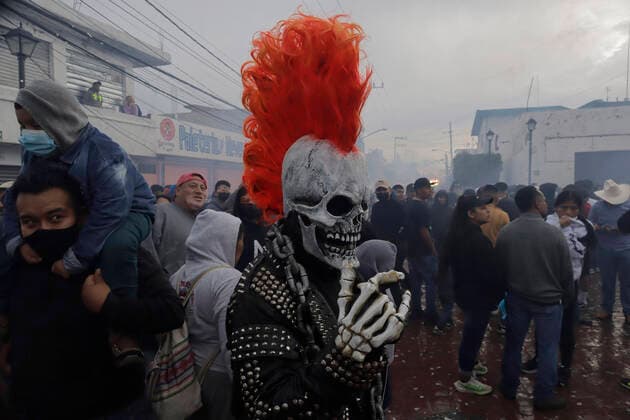 July 31, 2022, Mexico City, Mexico City, Mexico: July 31, 2022, Mexico City, Mexico: The Burning of the Bulls and Fair of Lights took place in Zapotitlan, on the occasion of the celebrations of the Day of Santiago Apostle. on July 31, 2022 in Mexico City, Mexico. Mexico City Mexico - ZUMAe321 20220731_zia_e321_049 Copyright: xGerardoxVieyra xEyepixxGroupx