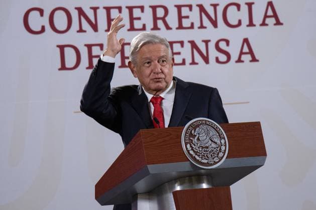 August 3, 2022, Mexico City, Mexico City, Mexico: August 03, 2022, Mexico City, Mexico. Mexican President Andro s Manuel Lo³pez Obrador gave his morning lecture on Wednesday. In addition, he was accompanied by Elizabeth Vilchis who presented the Who s who in the lies. On August 03, 2022 in Mexico City, Mexico. Mexico City Mexico - ZUMAe321 20220803_zia_e321_019 Copyright: xAlexxDalton xEyepixxGroupx