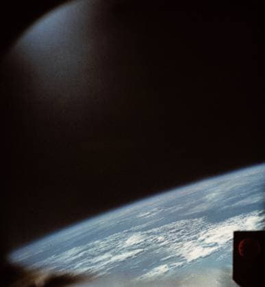 S61-04692 (31 Jan. 1961) --- Earth view from the Mercury Redstone 2 (MR-2) spacecraft. Copyright: xpiemagsx piemagsspace-888 !ACHTUNG AUFNAHMEDATUM GESCHÄTZT!
