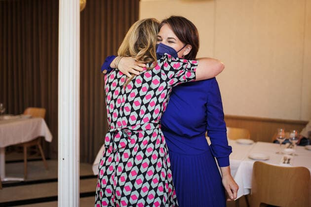 R L Annalena Baerbock, German Foreign Minister, meets Melanie Joly, Minister of Foreign Affairs of Canada, for a joint dinner Montreal, 02 08 2022 Montreal Canada Copyright: xJaninexSchmitz photothek.dex