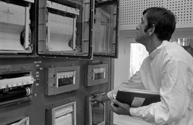 Institute of Biomedical Problems of Soviet Ministry of Health 8244493 28.07.1980 The Institute of Biomedical Problems of the Ministry of Health of the USSR (now of the Russian Academy of Sciences). Head of the vivarium Y. Chivchunov. Mikhail Kuhtarev Russia  Copyright: xMikhailxKuhtarevx