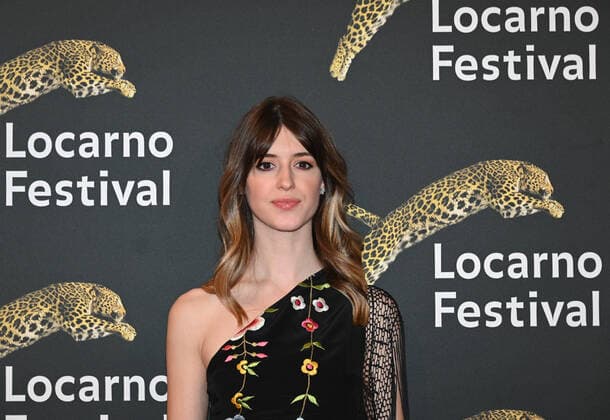 Locarno, Swiss Locarno Film Festival 2022 Daisy Edgard Jones Leopard Club Award red carpet Elizabeth Gabler president 3000 Pictures In the photo: Daisy Edgard Jones Chaneays dress  Copyright: xNickxZonnax xipa-agency.netx xNickxZonnax