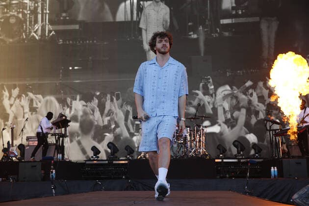 August 6, 2022, San Francisco, CA, USA: Jack Harlow performs during the 2022 Outside Lands Music and Arts Festival at Golden Gate Park on August 05, 2022 in San Francisco, California. San Francisco USA - ZUMAs181 20220806_zea_s181_009 Copyright: xImagespacex