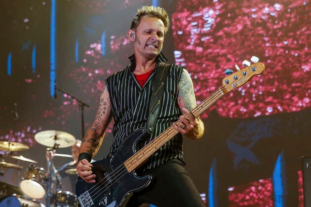 August 6, 2022, San Francisco, CA, USA: Green Day - Mike Dirnt performs during the 2022 Outside Lands Music and Arts Festival at Golden Gate Park on August 05, 2022 in San Francisco, California. San Francisco USA - ZUMAs181 20220806_zea_s181_029 Copyright: xImagespacex