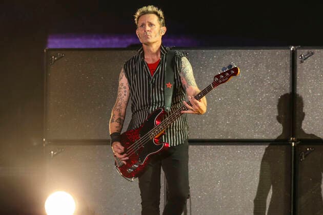 August 6, 2022, San Francisco, CA, USA: Green Day - Mike Dirnt performs during the 2022 Outside Lands Music and Arts Festival at Golden Gate Park on August 05, 2022 in San Francisco, California. San Francisco USA - ZUMAs181 20220806_zea_s181_033 Copyright: xImagespacex